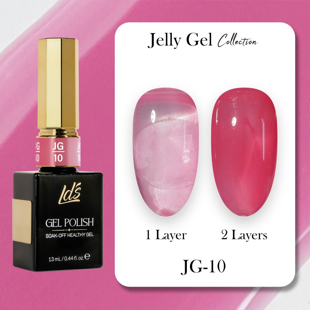 LDS Gel Polish JG Set 36 Colors - Jelly Gel Collection - DTK Nail Supply