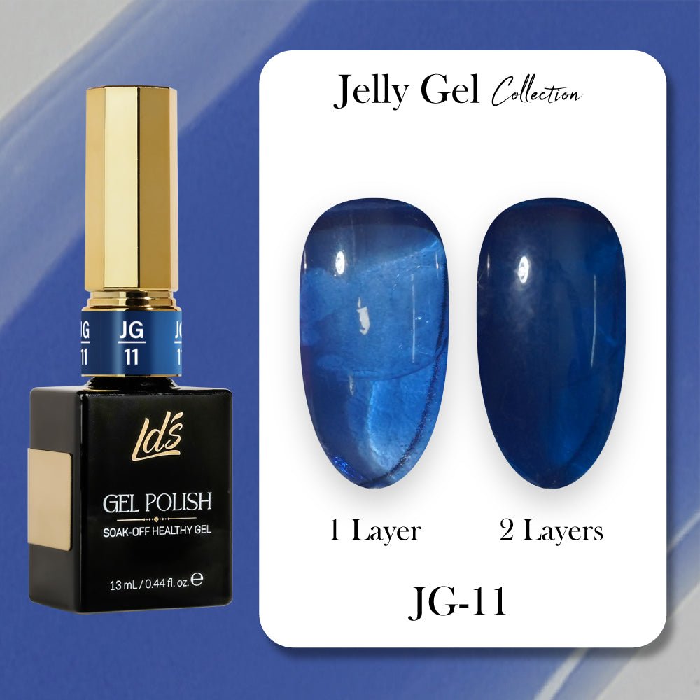 LDS Gel Polish JG Set 36 Colors - Jelly Gel Collection - DTK Nail Supply