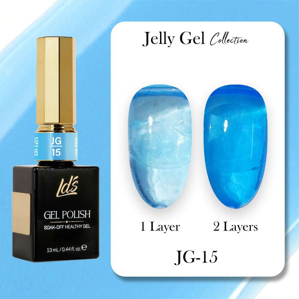 LDS Gel Polish JG Set 36 Colors - Jelly Gel Collection - DTK Nail Supply