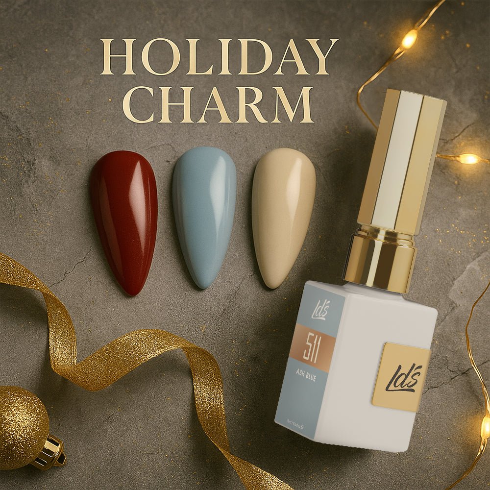 LDS Gel Set 3 - 12 - Cocoa Powder Blue - 755, 511, 682 - DTK Nail Supply