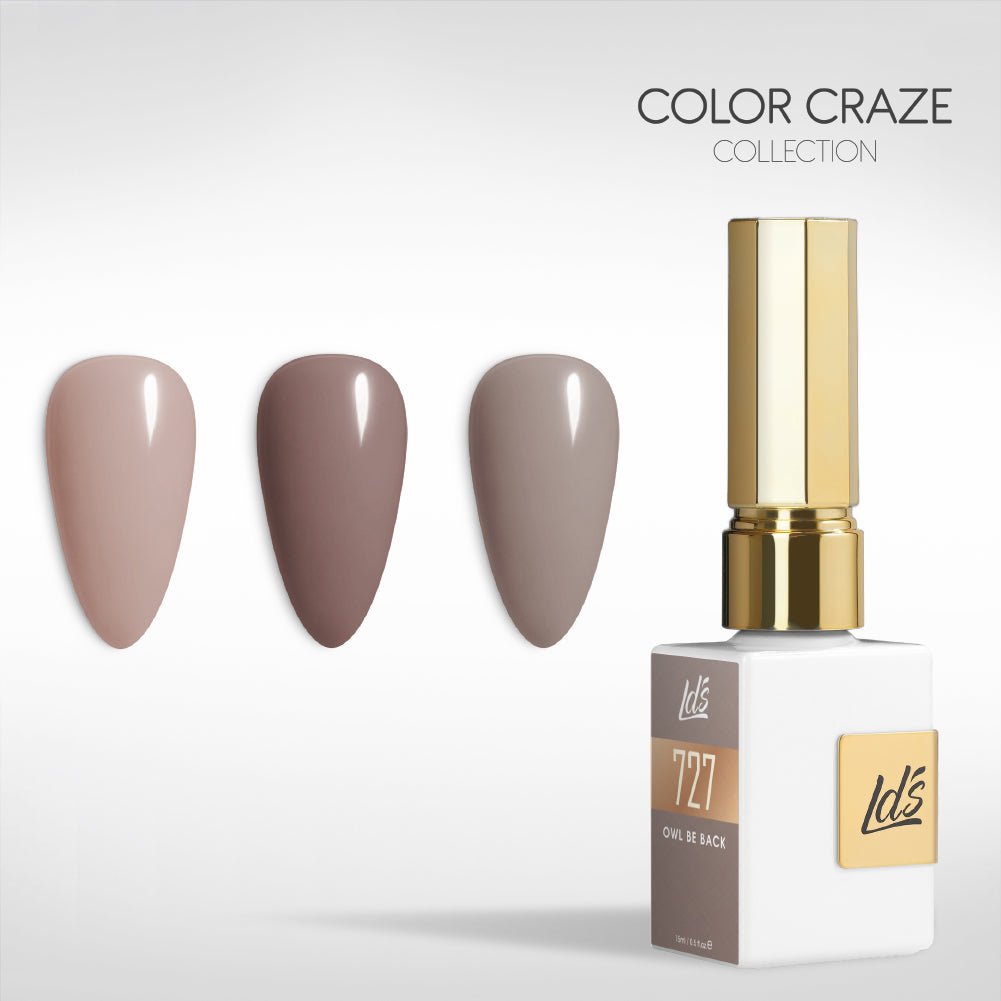 LDS Gel Set 3 - 22 - Clean Neutral Starter Box - 067, 108, 727 - DTK Nail Supply