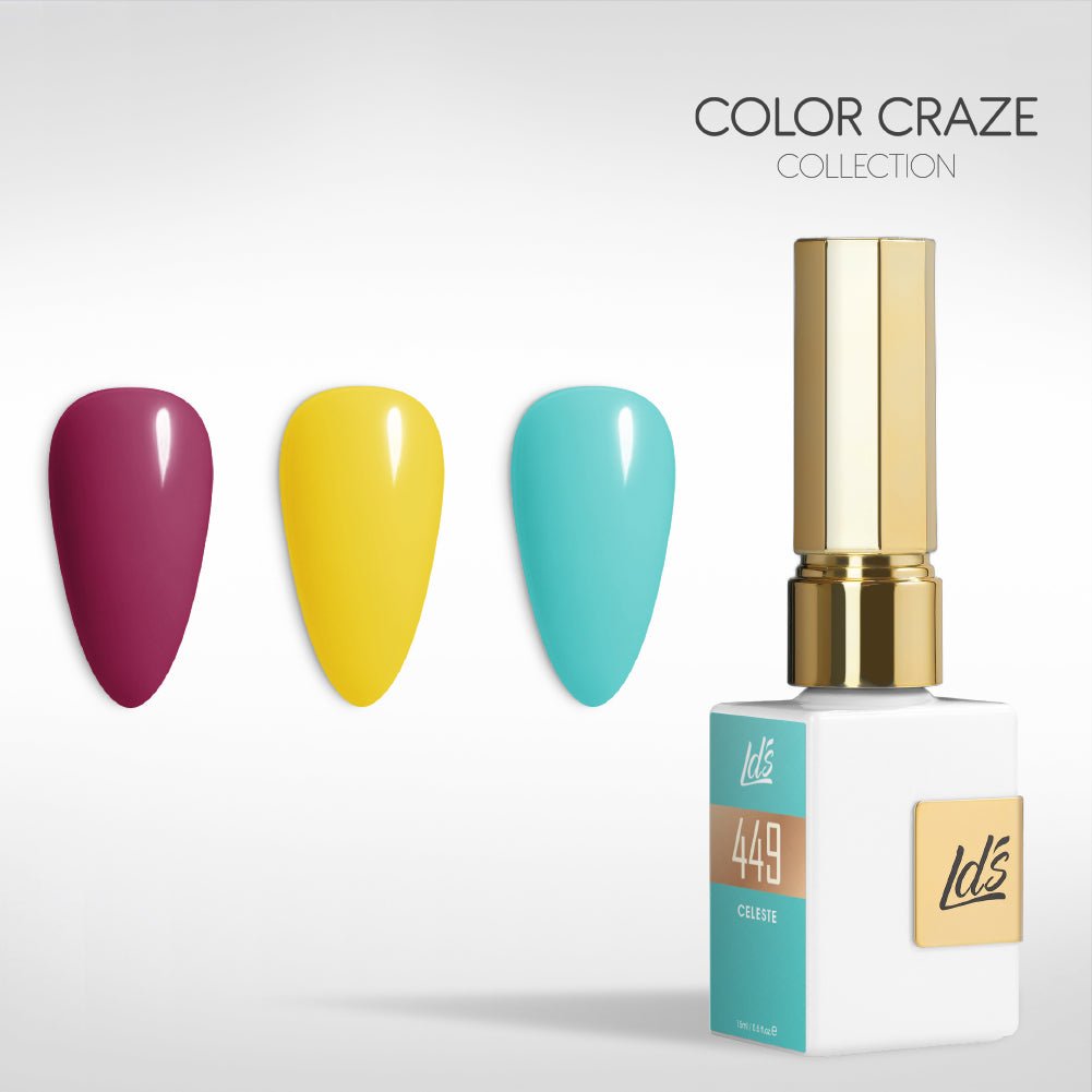 LDS Gel Set 3 - 34 - Starter Mixer Set - 372, 575, 449 - DTK Nail Supply