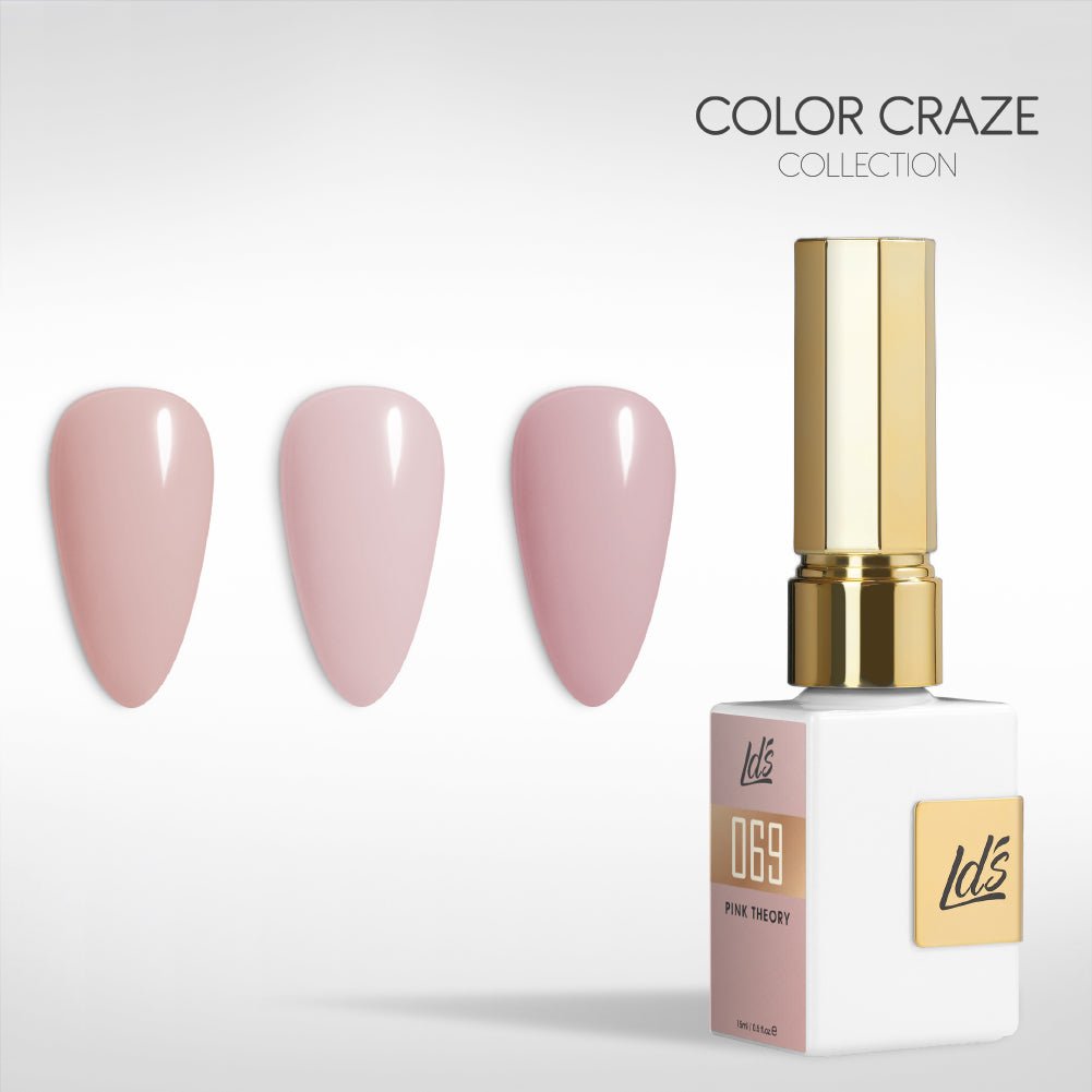 LDS Gel Set 3 - 4 - Pink Starter Box - 069, 031, 033 - DTK Nail Supply