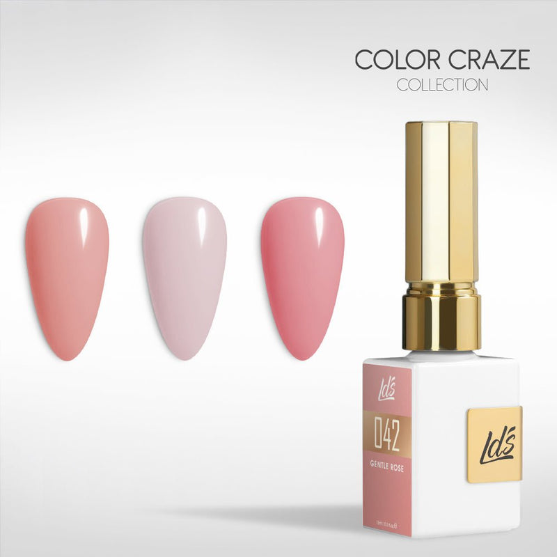LDS Gel Set 3 - 5 - Pink - 042, 014, 146 - DTK Nail Supply