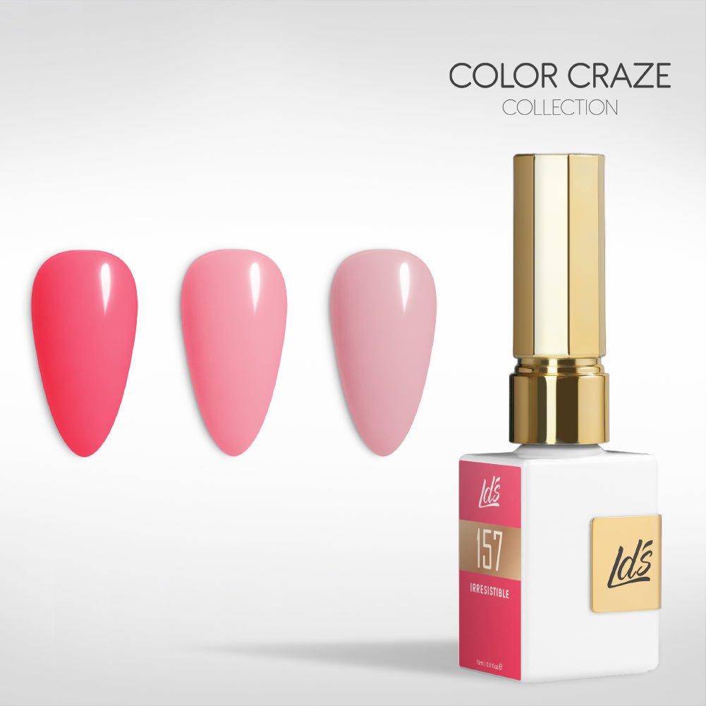 LDS Gel Set 3 - 6 - Sweet Pink - 157, 176, 063 - DTK Nail Supply