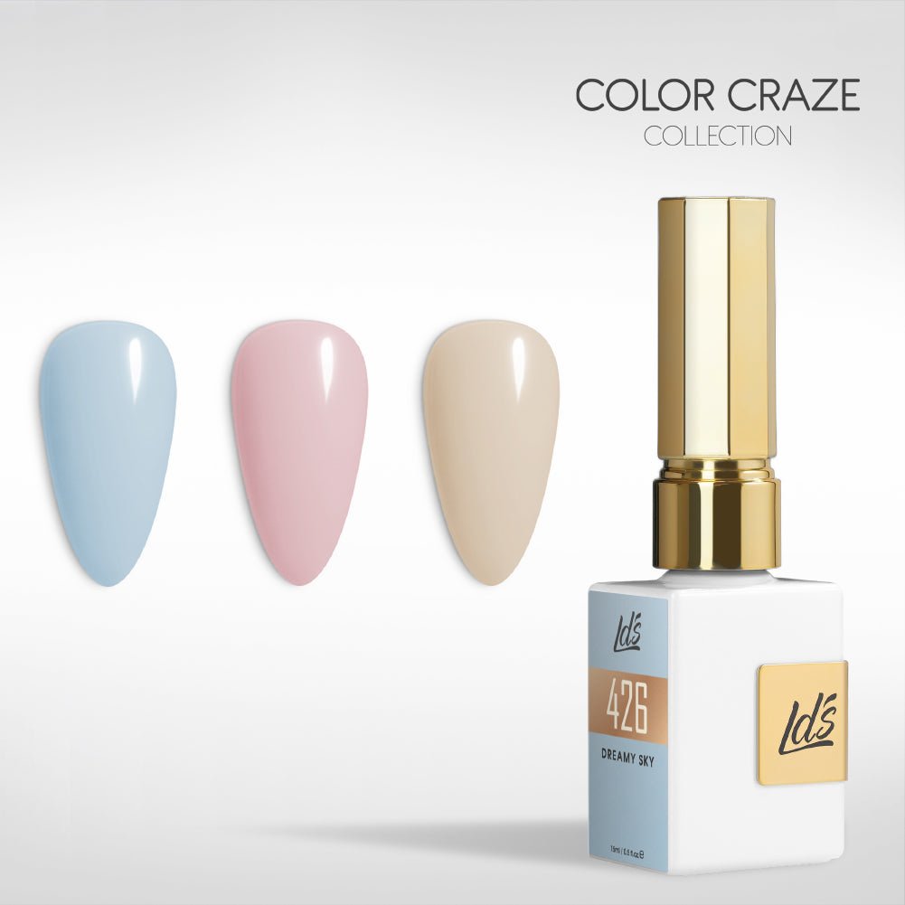 LDS Gel Set 3 - 9 - Baby Shower Set - 426, 020, 055 - DTK Nail Supply