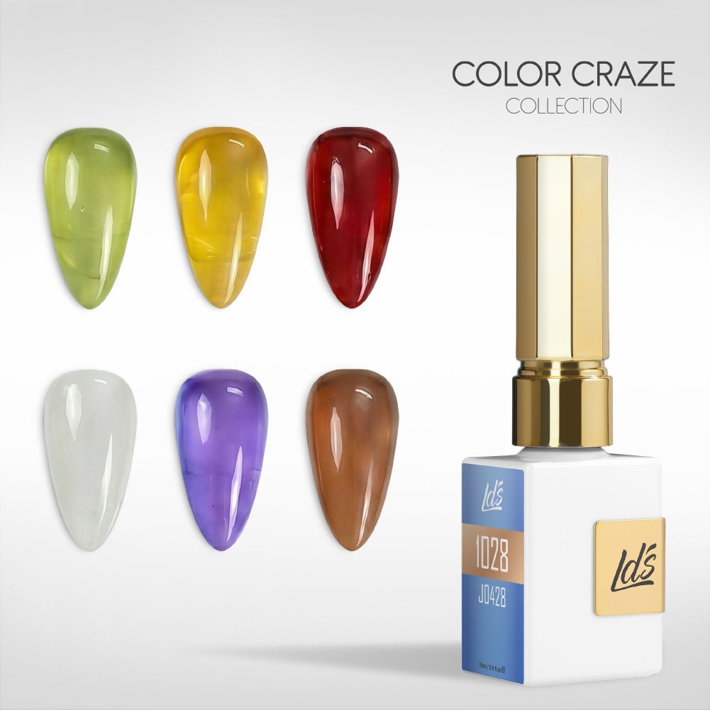 LDS Gel Set 6 - 1026, 1016, 1014, 1032, 1028, 1008 - DTK Nail Supply