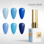 LDS Gel Set 6 - 18 - Royal Blue - 427, 436, 440, 616, 437, 629 - DTK Nail Supply