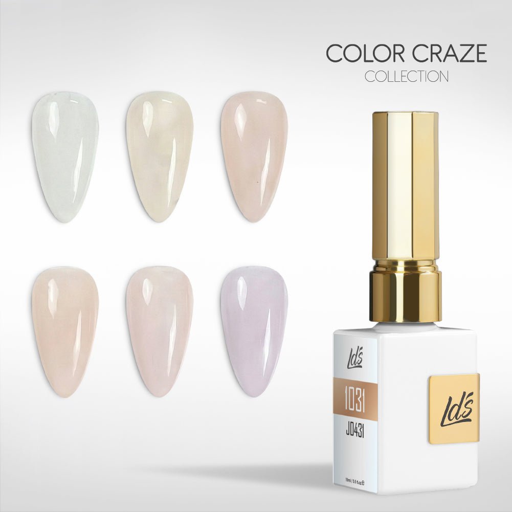 LDS Gel Set 6 - “One - Click Look” Korean Jelly Box - 1031, 1033, 1034, 1038, 1040, 1039 - DTK Nail Supply