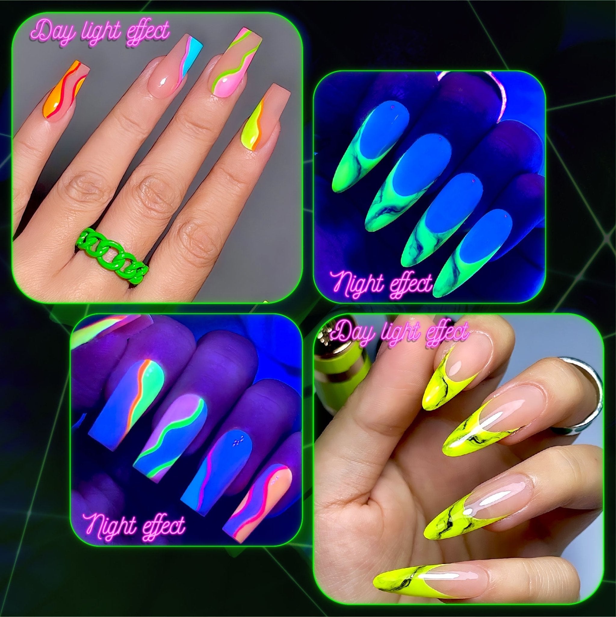 LDS Glow In The Dark - GW01 - DTK Nail Supply