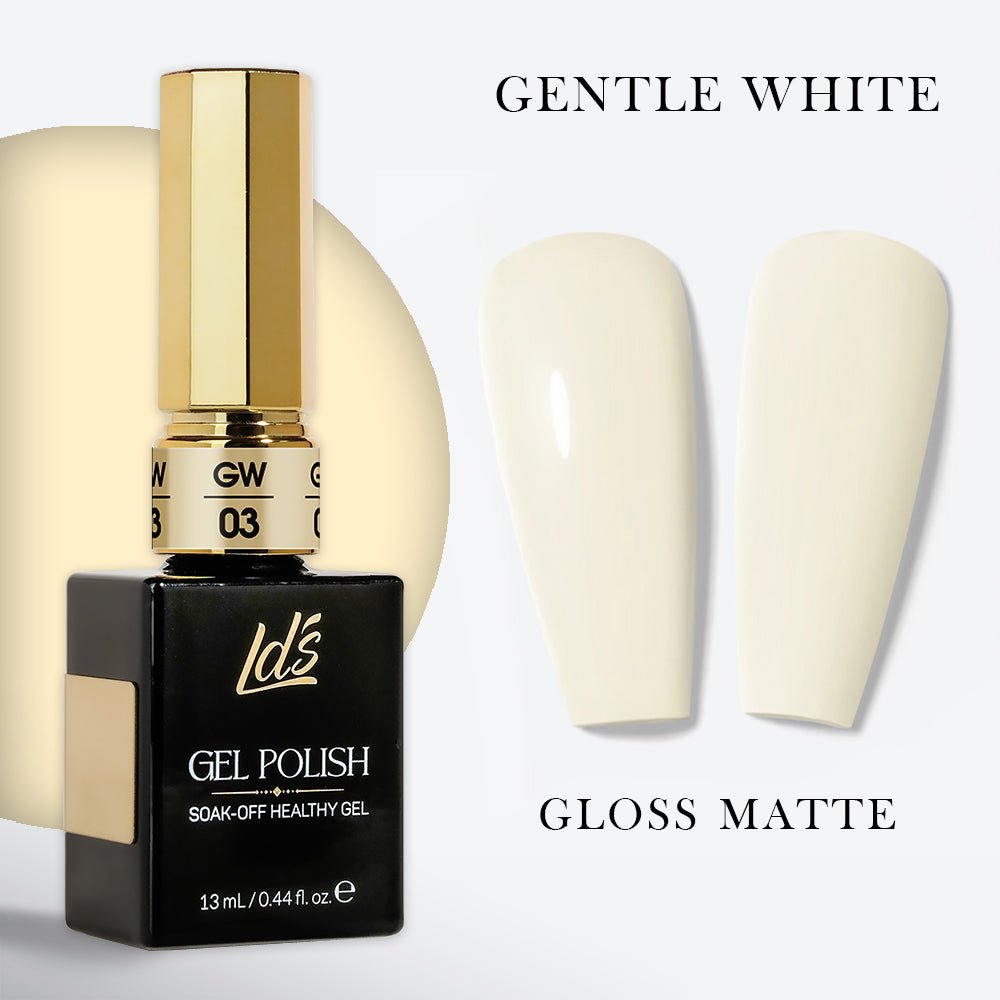 LDS GW - 03 - Gentle White Collection - DTK Nail Supply