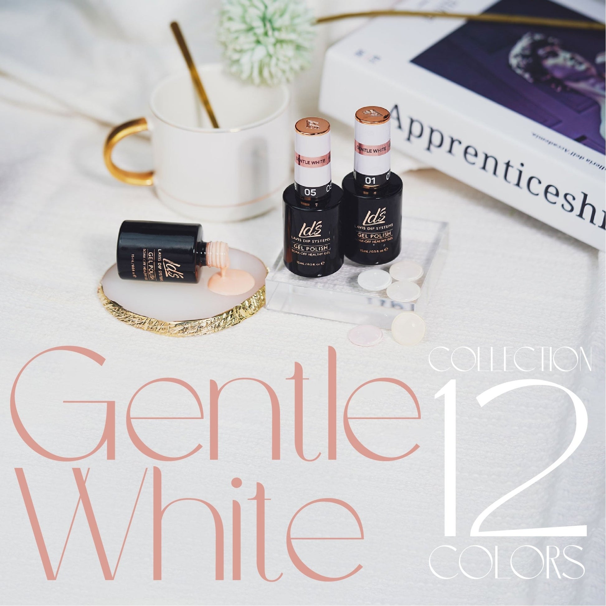 LDS GW - 05 - Gentle White Collection - DTK Nail Supply
