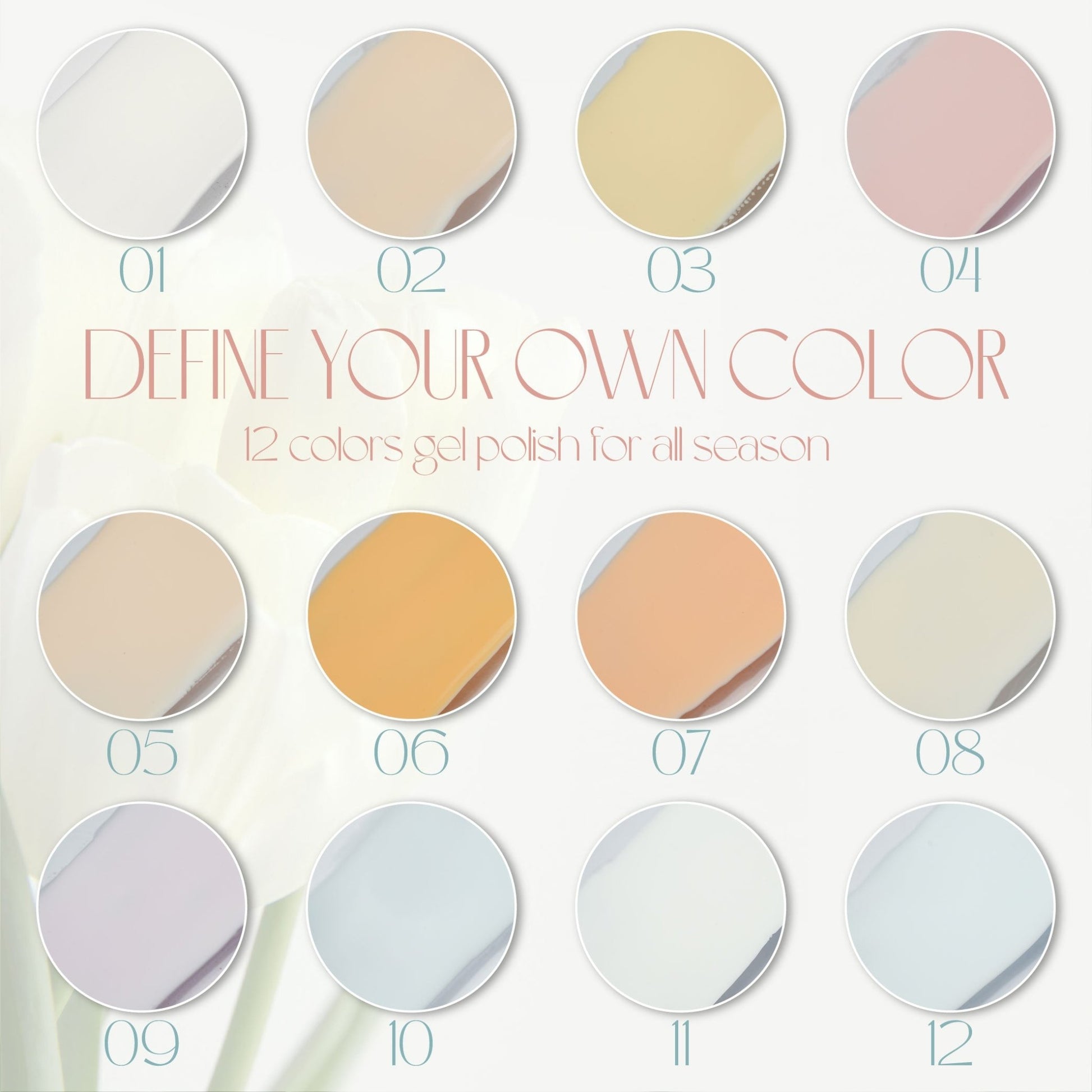 LDS GW - 05 - Gentle White Collection - DTK Nail Supply