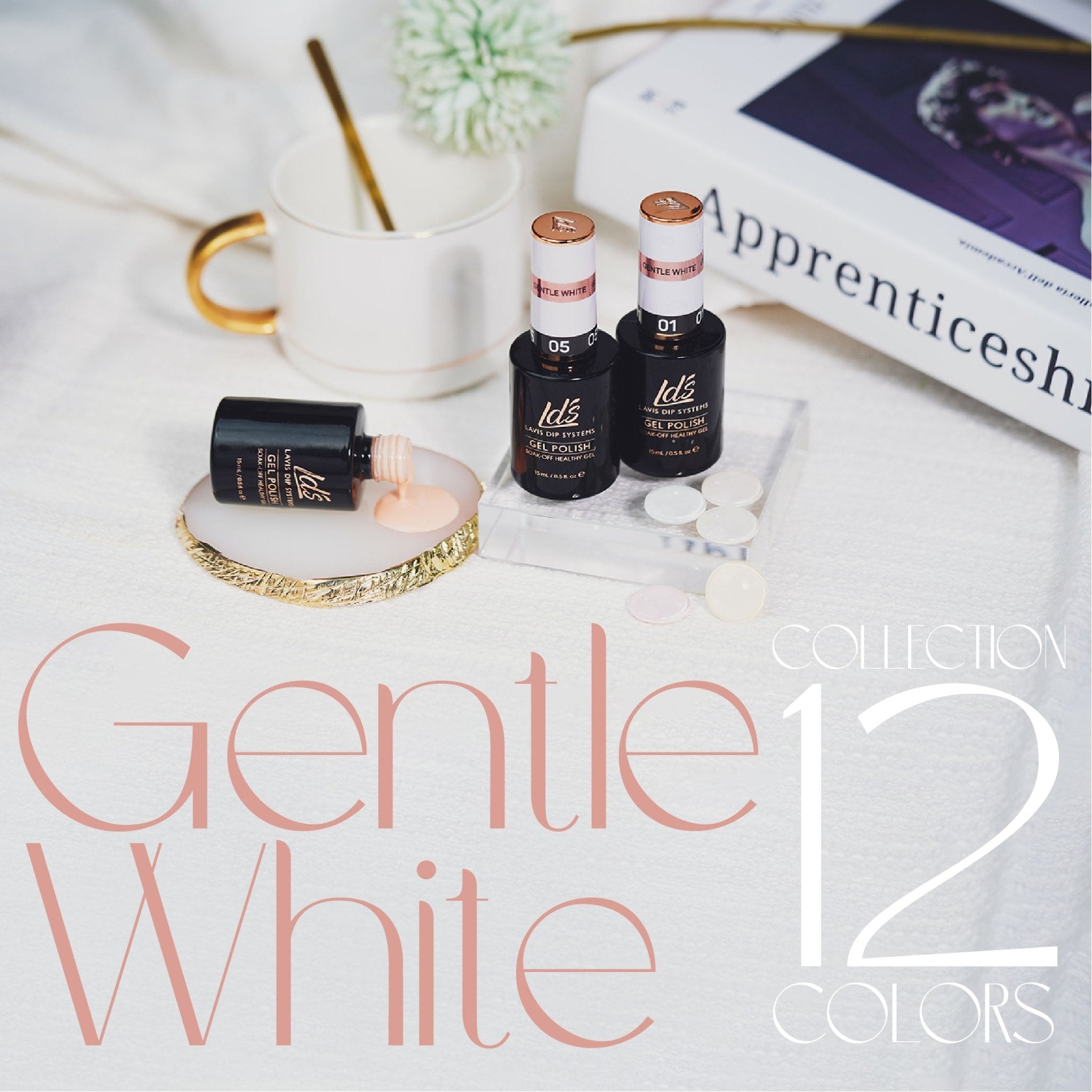 LDS GW - 07 - Gentle White Collection - DTK Nail Supply