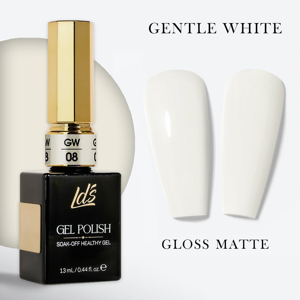 LDS GW - 08 - Gentle White Collection - DTK Nail Supply