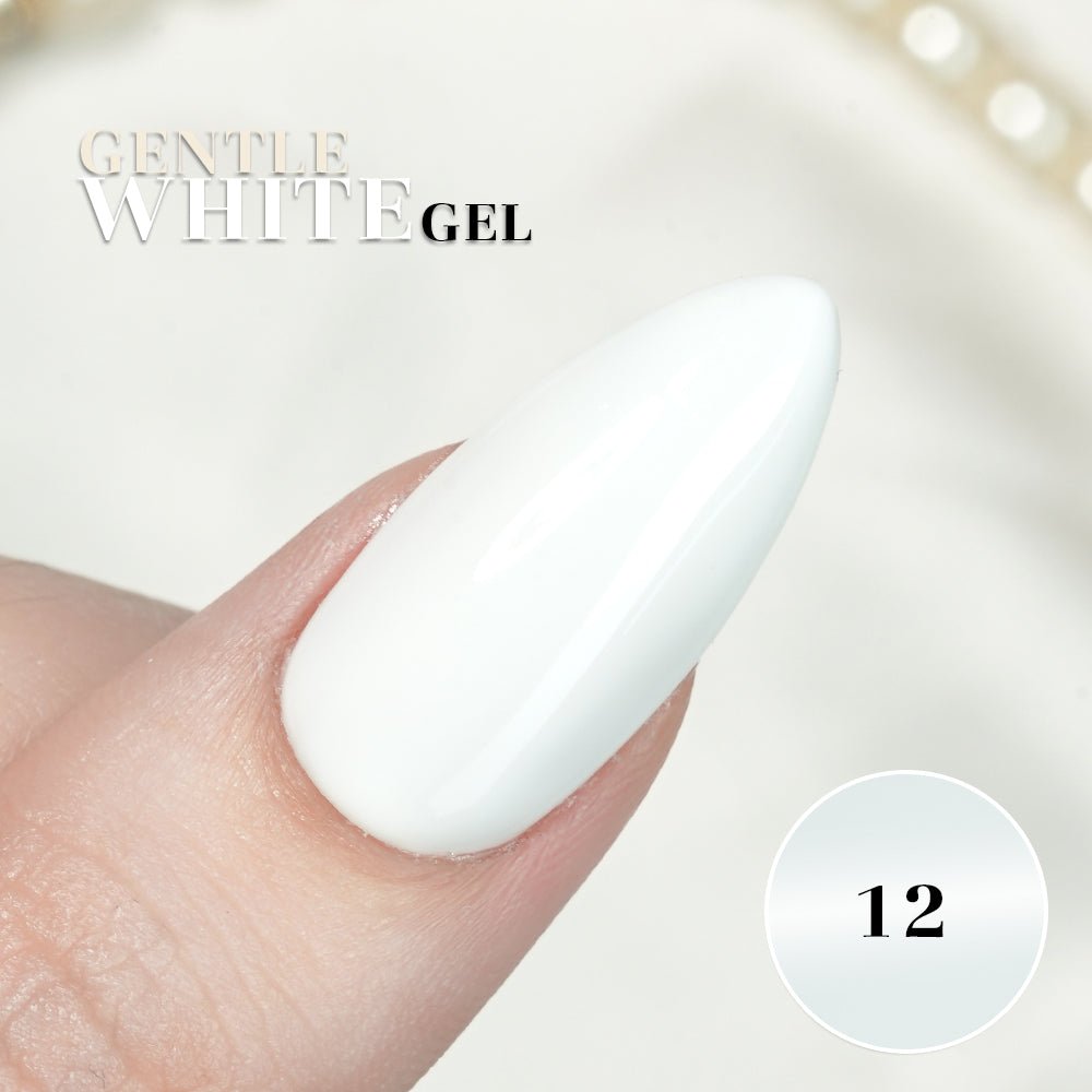 LDS GW Set 12 Colors - Gentle White Collection - DTK Nail Supply