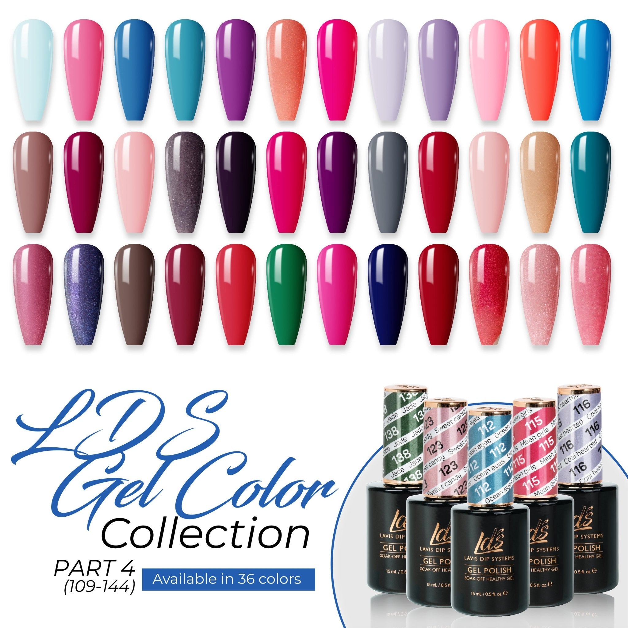 LDS Healthy Gel Part 4: 109 - 144 - DTK Nail Supply