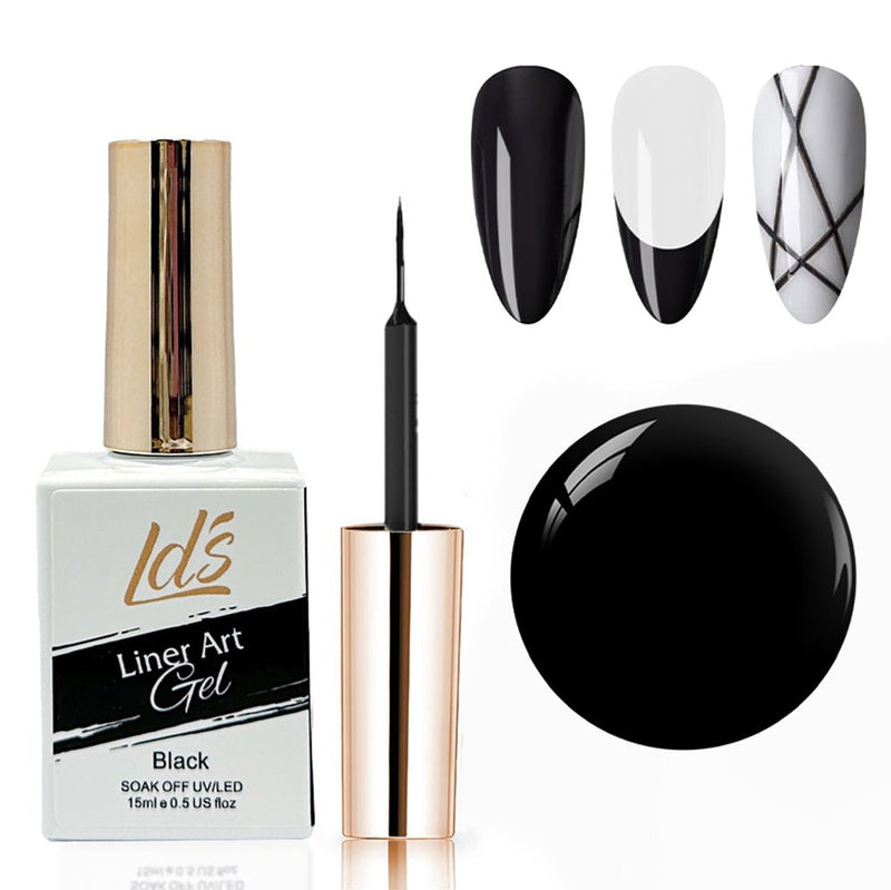 LDS Liner Art Black - 01 - DTK Nail Supply