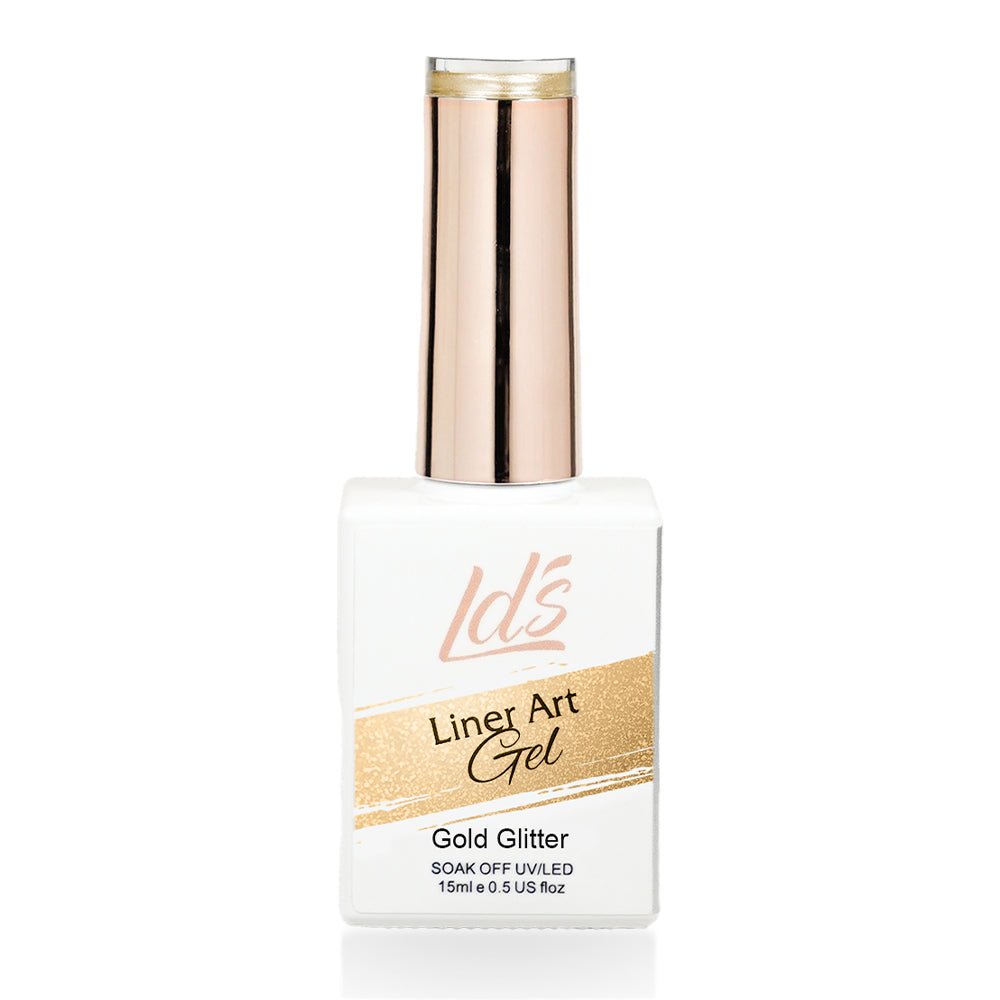 LDS Liner Art Gold Glitter - 23 - DTK Nail Supply