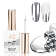 LDS Liner Art Silver Chrome - DTK Nail Supply