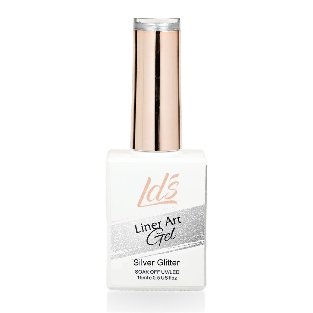 LDS Liner Art Silver Glitter - 21 - DTK Nail Supply
