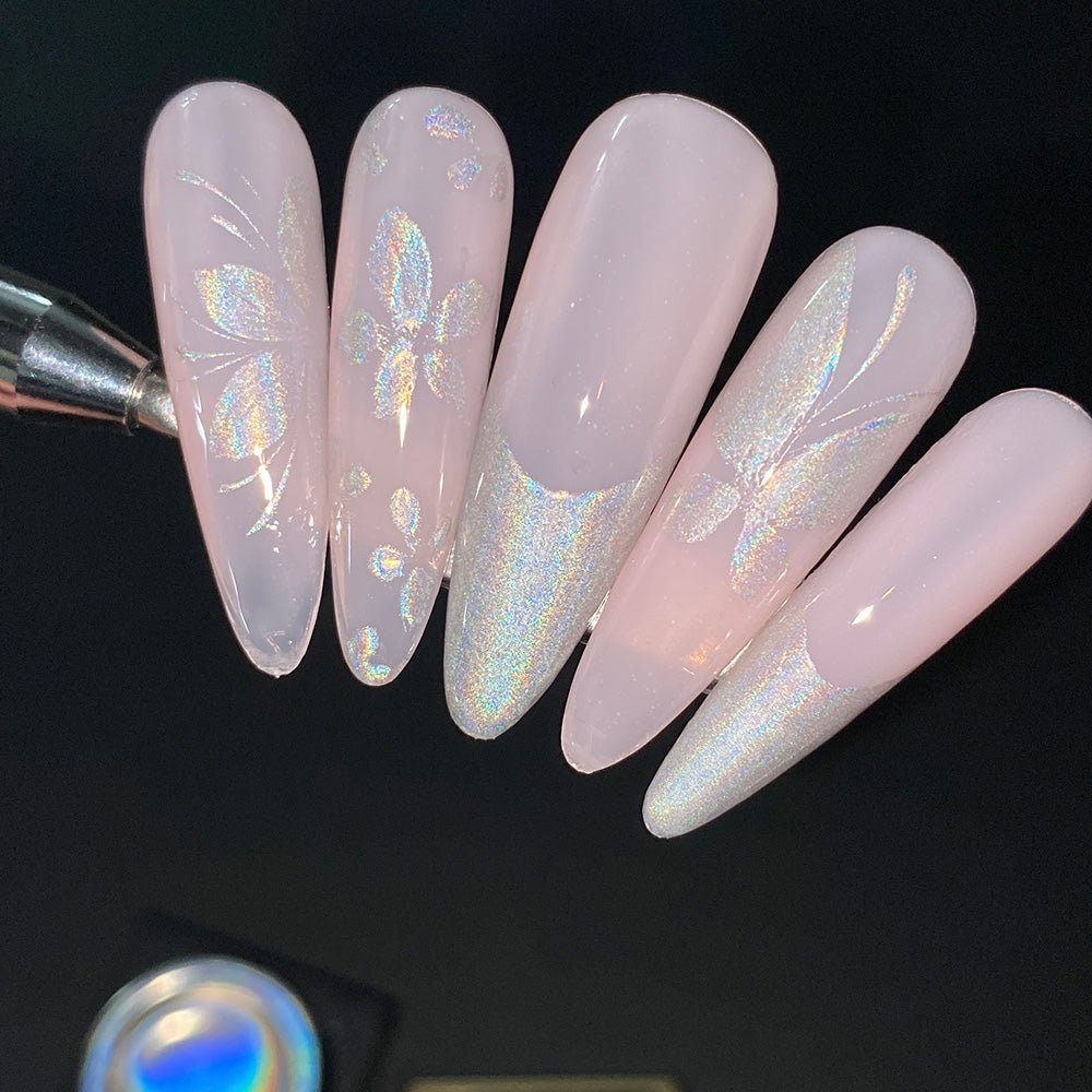 LDS Metallic Laser Silver Gel - DTK Nail Supply