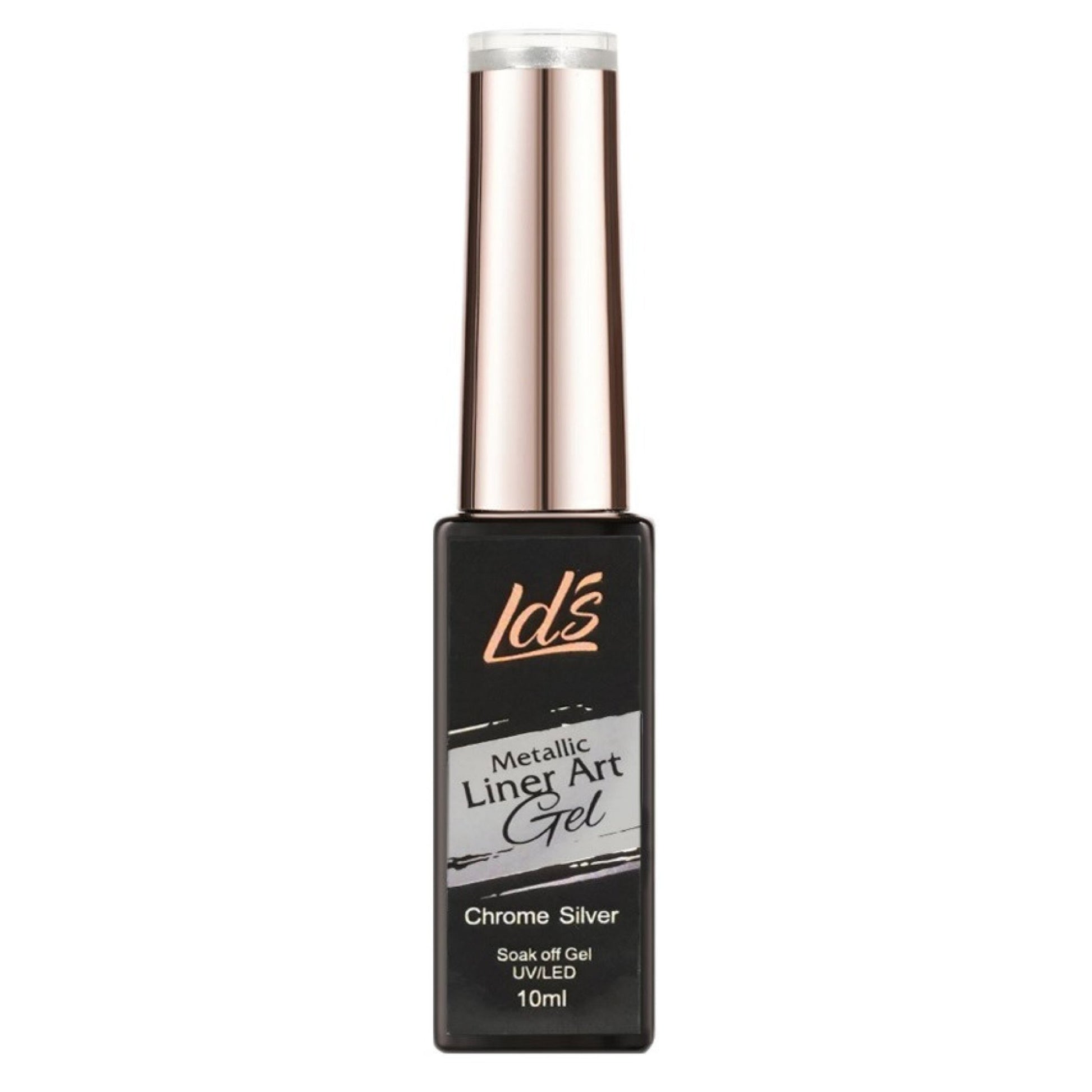 LDS Metallic Line Art Gel - Chrome Silver UV/LED - DTK Nail Supply