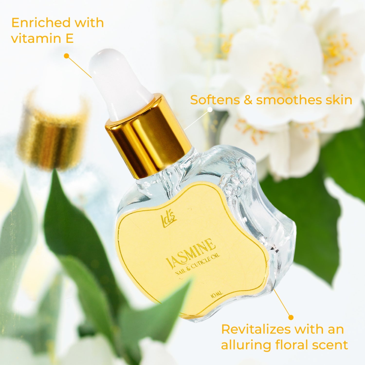 LDS Nails & Cuticle Elixir Oil - Jasmine - DTK Nail Supply