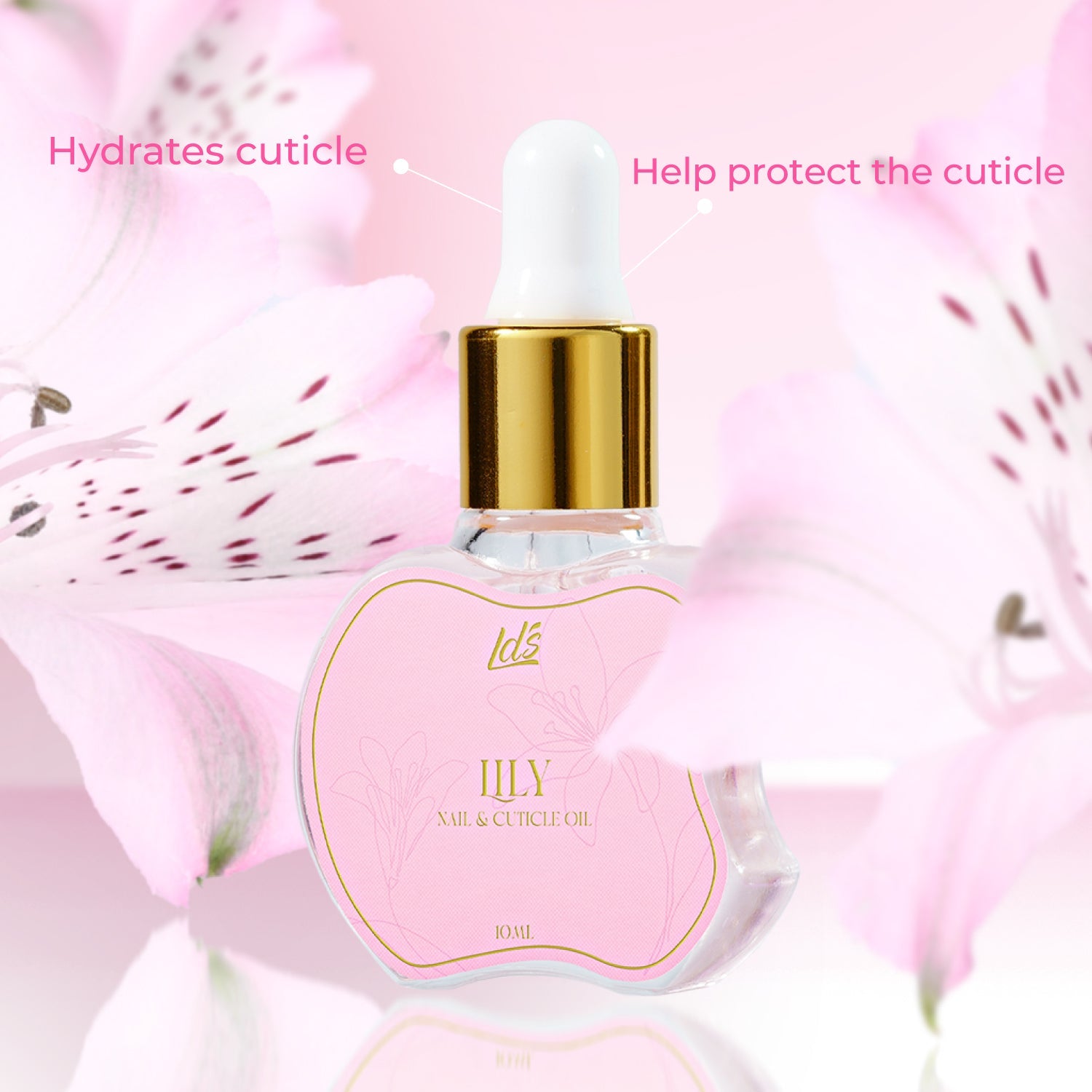 LDS Nails & Cuticle Elixir Oil - Lily - DTK Nail Supply