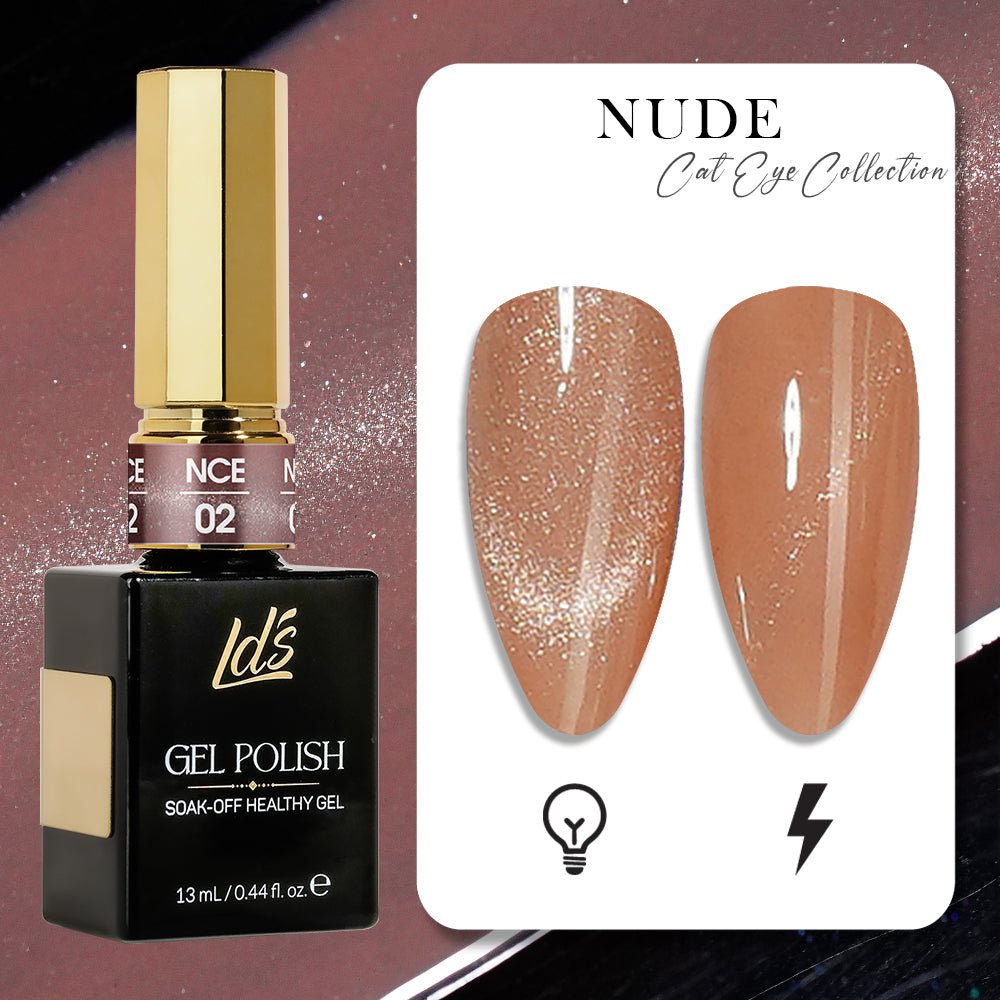 LDS Nude CE - 02 - Nude Cat Eyes Collection - DTK Nail Supply