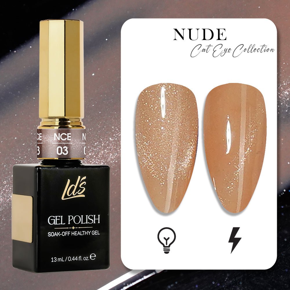 LDS Nude CE - 03 - Nude Cat Eyes Collection - DTK Nail Supply