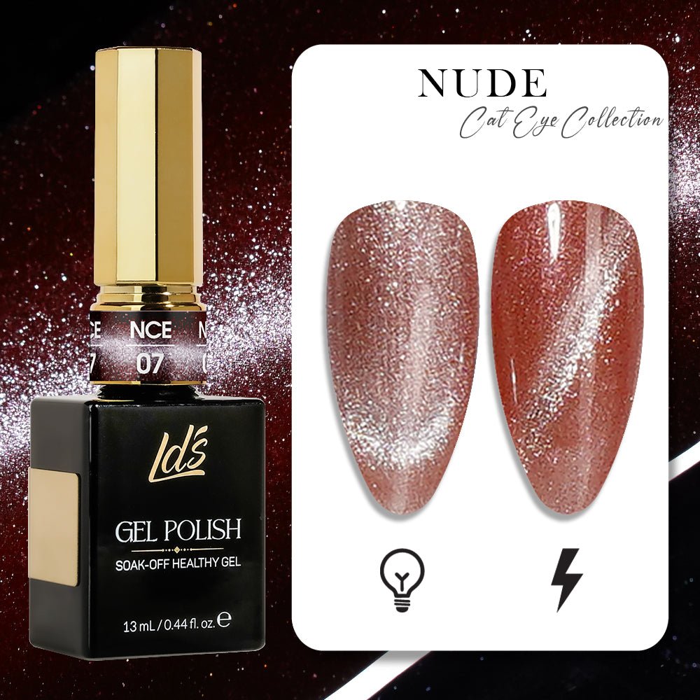 LDS Nude CE - 07 - Nude Cat Eyes Collection - DTK Nail Supply