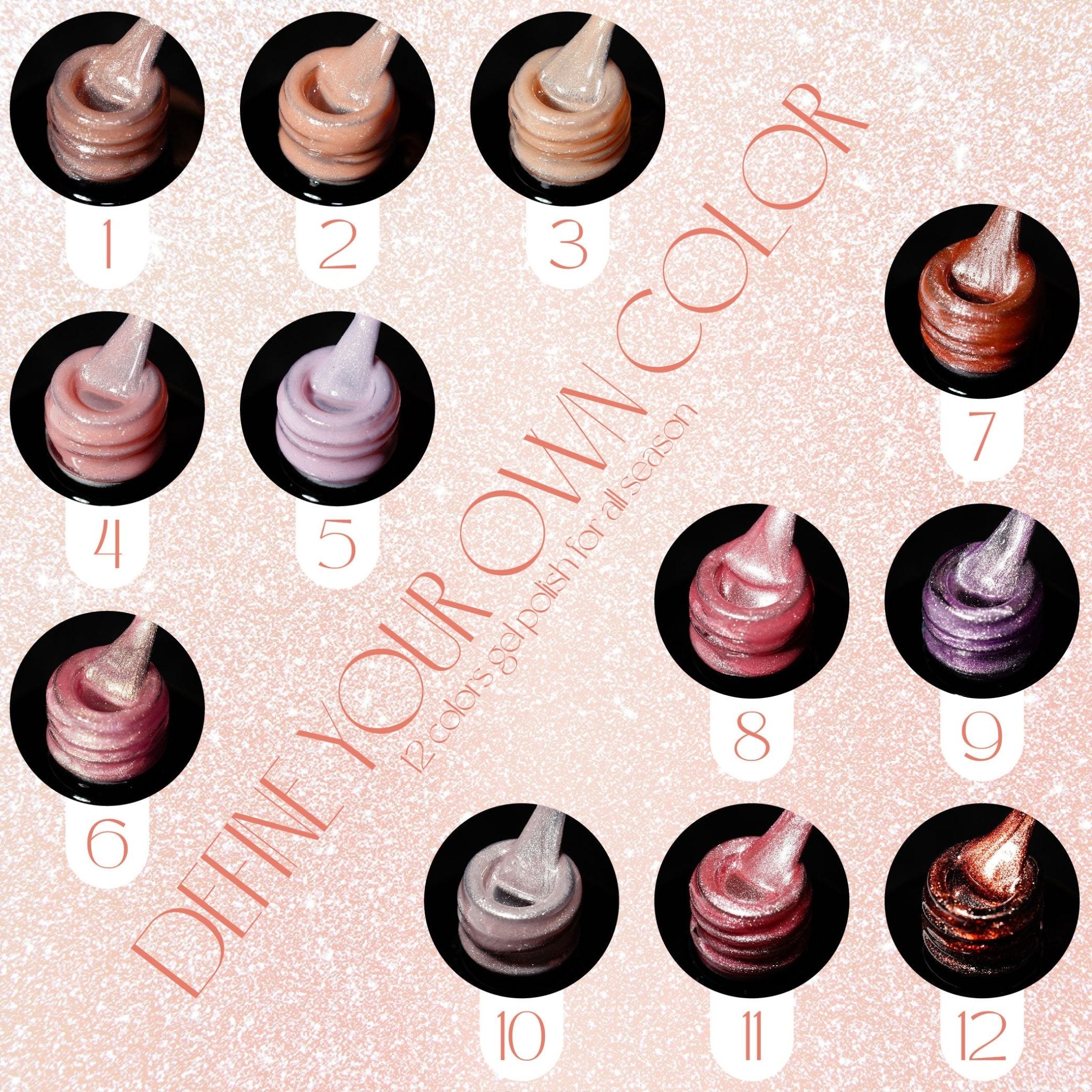 LDS Nude CE - 08 - Nude Cat Eyes Collection - DTK Nail Supply