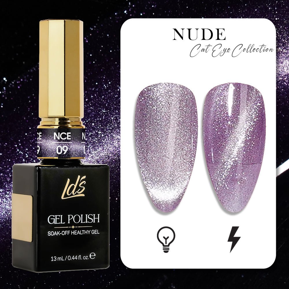 LDS Nude CE - 09 - Nude Cat Eyes Collection - DTK Nail Supply