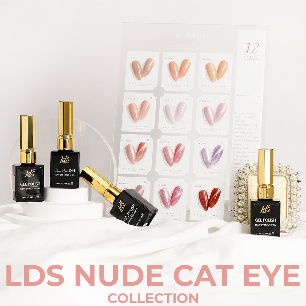 LDS Nude CE - 12 - Nude Cat Eyes Collection - DTK Nail Supply