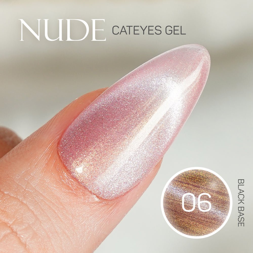 LDS Nude CE Set 12 Colors - Nude Cat Eyes Collection - DTK Nail Supply