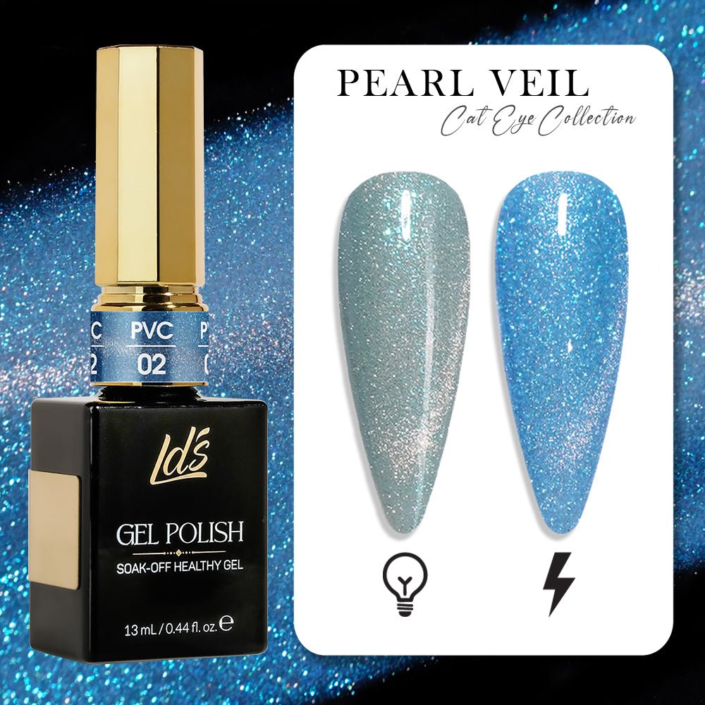 LDS Pearl CE - 02 - Pearl Veil Cat Eye Collection - DTK Nail Supply