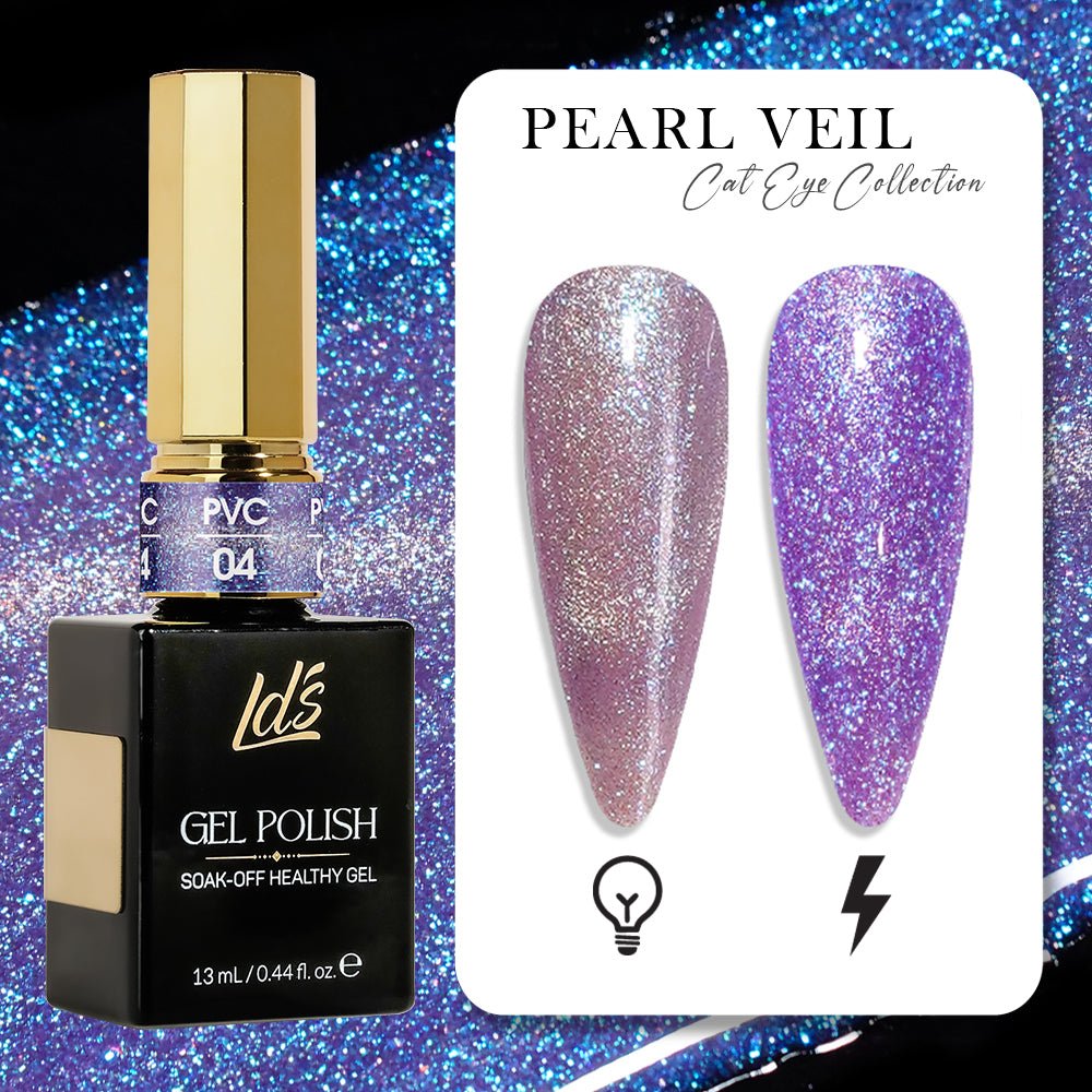 LDS Pearl CE - 04 - Pearl Veil Cat Eye Collection - DTK Nail Supply