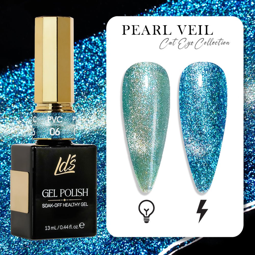 LDS Pearl CE - 06 - Pearl Veil Cat Eye Collection - DTK Nail Supply