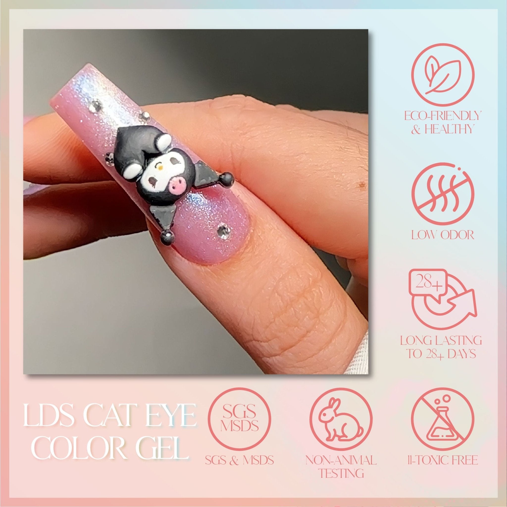 LDS Pearl CE - 13 - Pearl Veil Cat Eye Collection - DTK Nail Supply