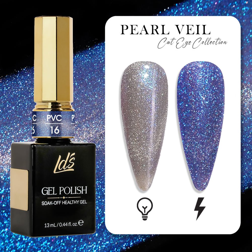 LDS Pearl CE - 16 - Pearl Veil Cat Eye Collection - DTK Nail Supply