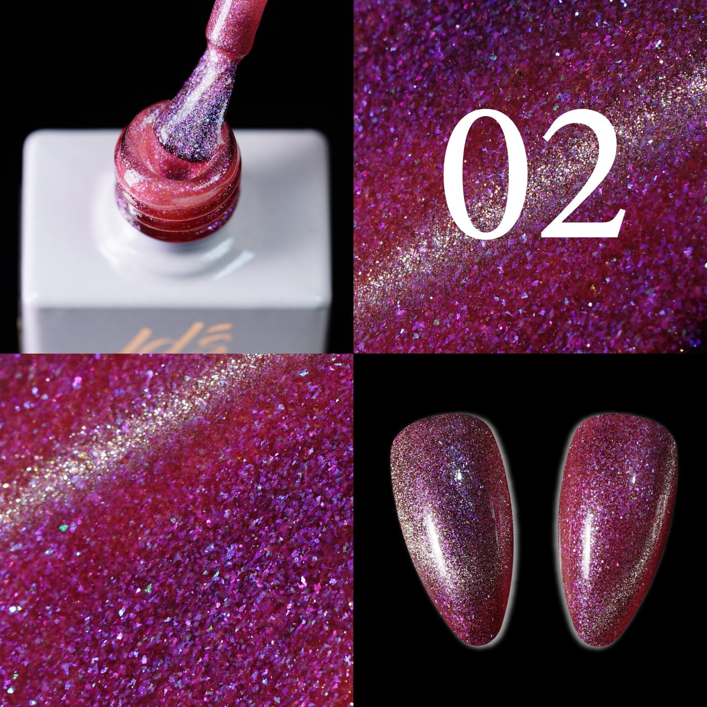 LDS PF02 - Pastel Fairy Cat Eye Gel Collection - DTK Nail Supply