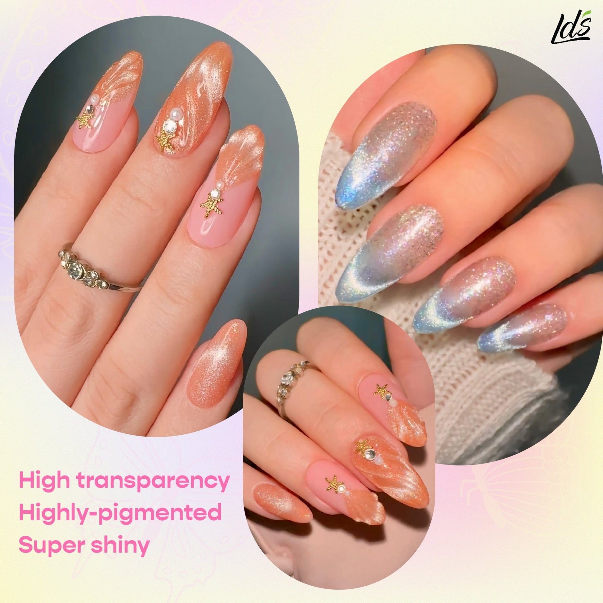 LDS PF08 - Pastel Fairy Cat Eye Gel Collection - DTK Nail Supply
