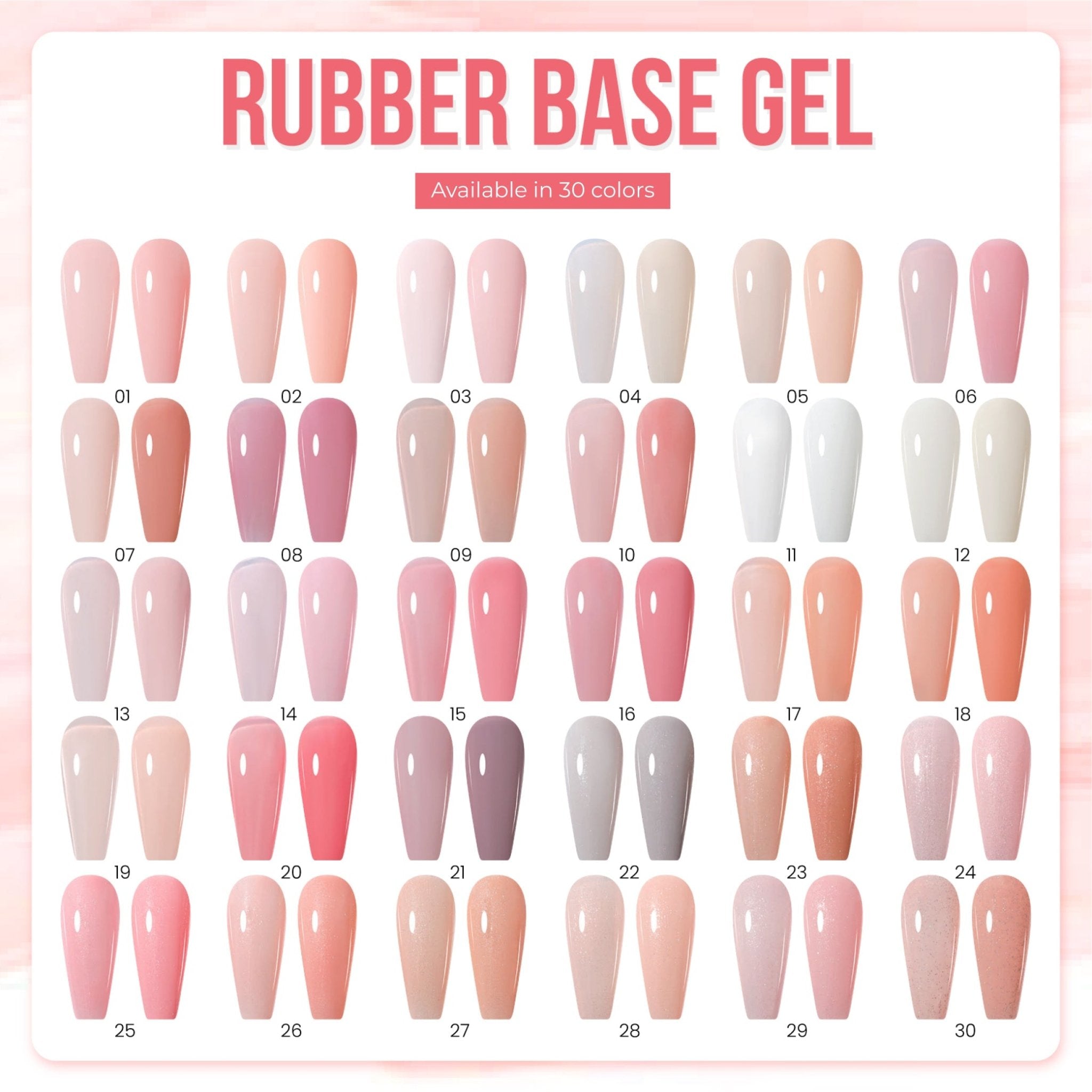 LDS Rubber Base Collection - DTK Nail Supply