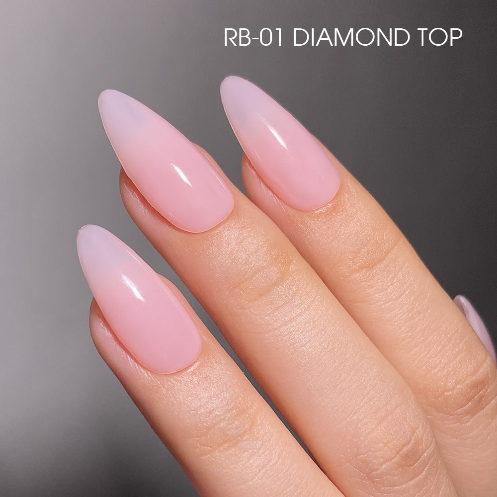 LDS Rubber Base Gel - RB - 01 - GEL POLISH 0.5 OZ - Bouncy Blush Collection - DTK Nail Supply