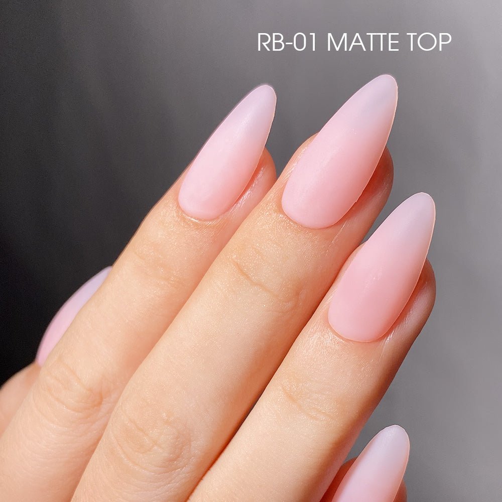 LDS Rubber Base Gel - RB - 01 (Ver 2) - GEL POLISH 0.5 OZ - Bouncy Blush Collection - DTK Nail Supply