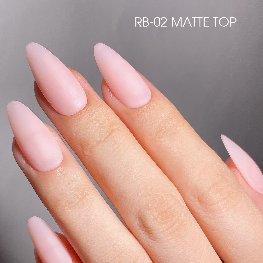 LDS Rubber Base Gel - RB - 02 (Ver 2) - GEL POLISH 0.5 OZ - Bouncy Blush Collection - DTK Nail Supply