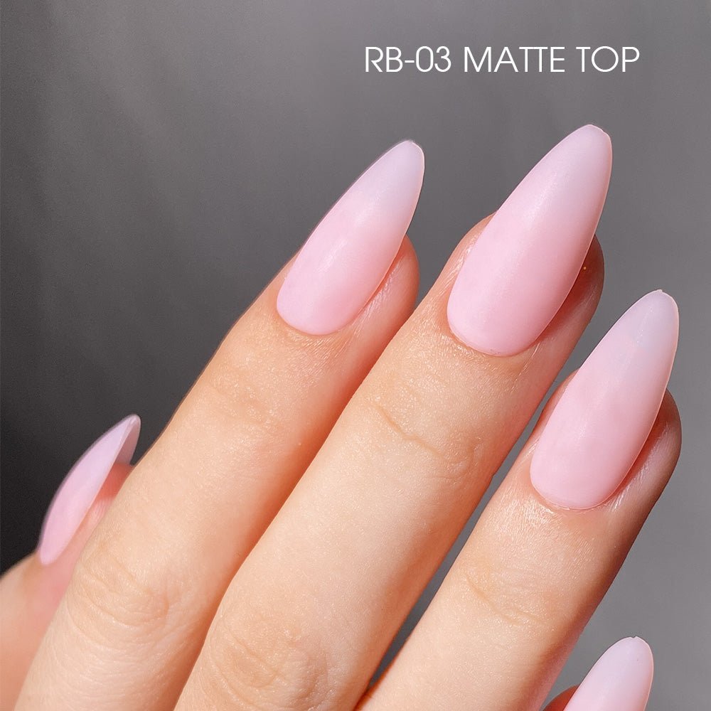LDS Rubber Base Gel - RB - 03 (Ver 2) - GEL POLISH 0.5 OZ - Bouncy Blush Collection - DTK Nail Supply