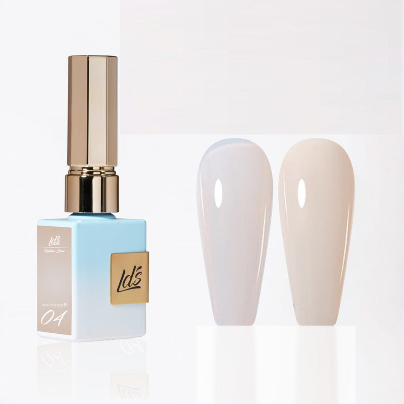 LDS Rubber Base Gel - RB - 04 - GEL POLISH 0.5 OZ - Bouncy Blush Collection - DTK Nail Supply