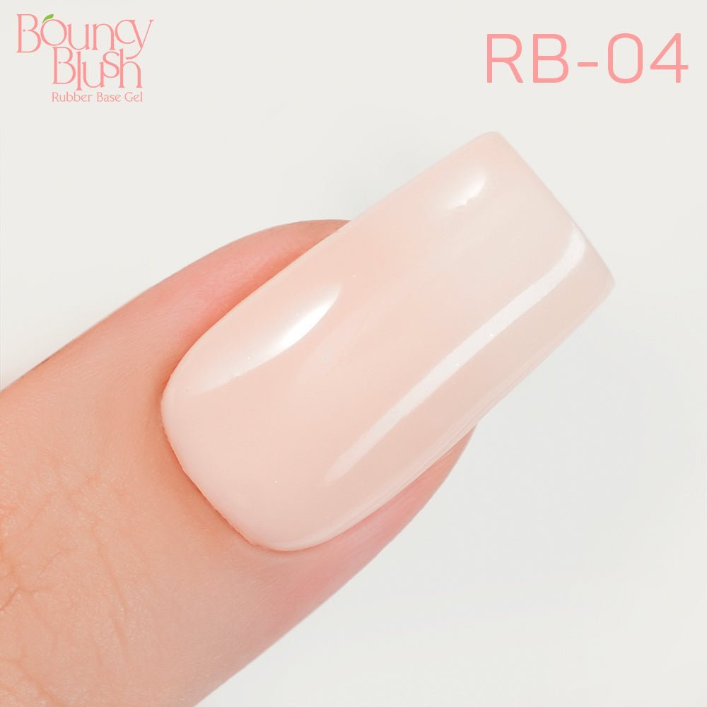 LDS Rubber Base Gel - RB - 04 (Ver 2) - GEL POLISH 0.5 OZ - Bouncy Blush Collection - DTK Nail Supply